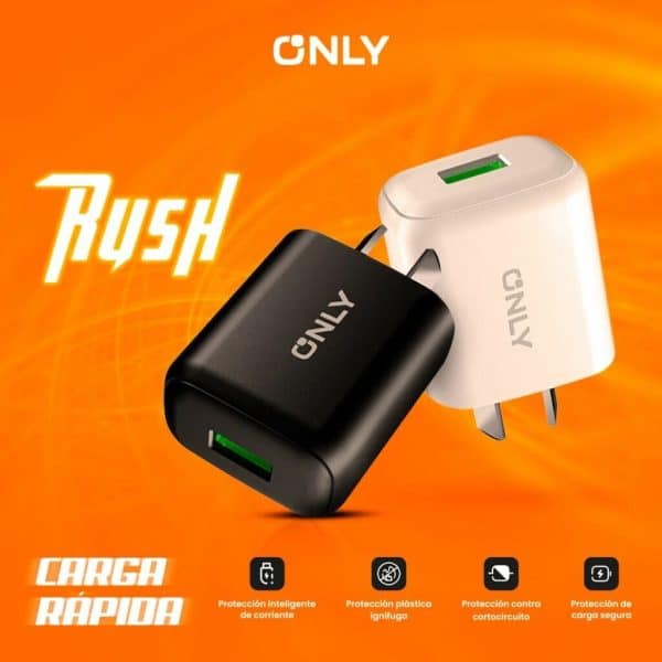 Adaptador - Cargador 220V - 1 USB – RUSH