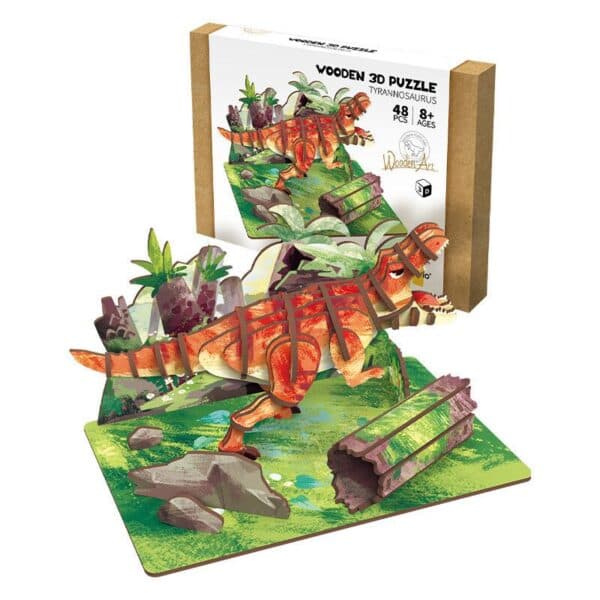 Rompecabezas - 3D Tyranosaurio