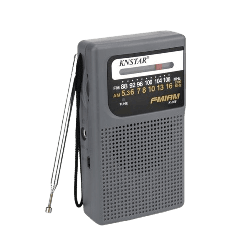 Mini radio portatil