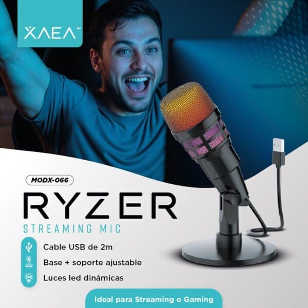 Micrófono tipo streaming - RYZER