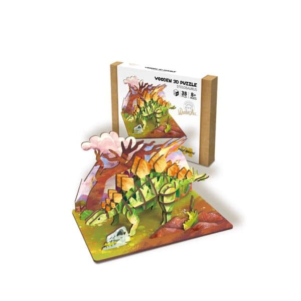 Rompecabezas - 3D Stegosaurus