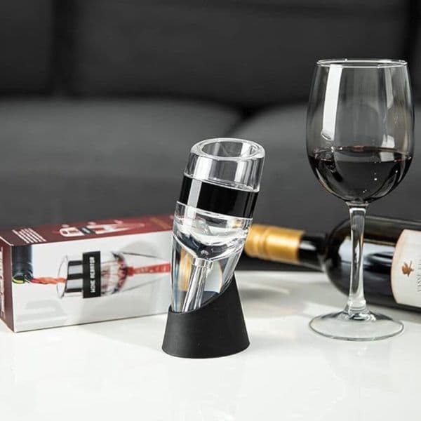 Decantador de vino con base