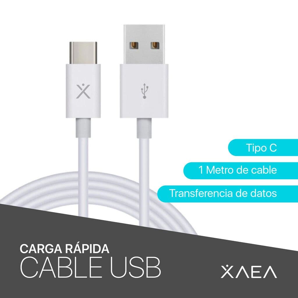 Cable USB a tipo C - 4.4 Amp – XAEA