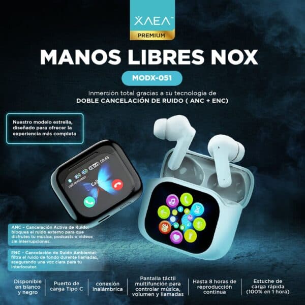 Manos libres TWS – NOX