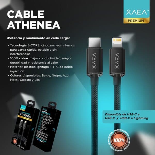 Cable tipo C a Lightning – ATHENEA