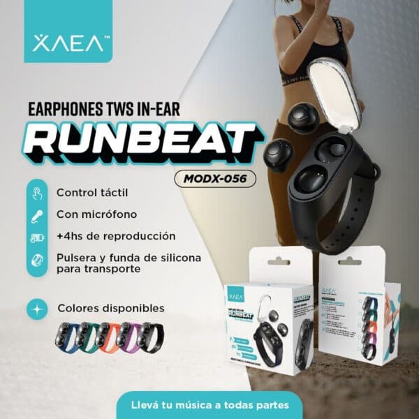 Manos libres TWS RUNBEAT