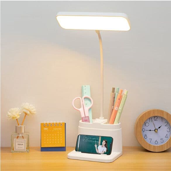 Lampara led flexible con portalápices