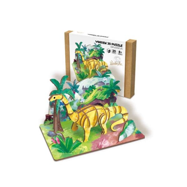 Rompecabezas - 3D Diplodocus
