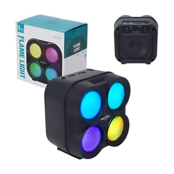 Parlante 3” - Flame light cubo