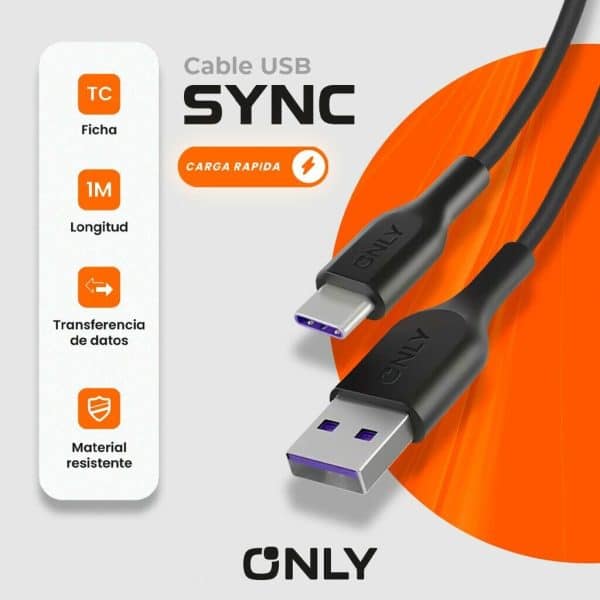 Cable USB a tipo C - SYNC